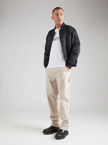 JACK & JONES - Camisa 'JCOREFLEX' em branco