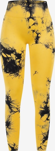 Leggings Smilodox en jaune : devant