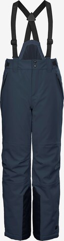 KILLTEC Workout Pants 'KSW 79' in Blue: front