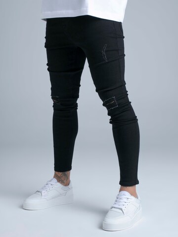 SikSilk Skinny Jeans in Zwart