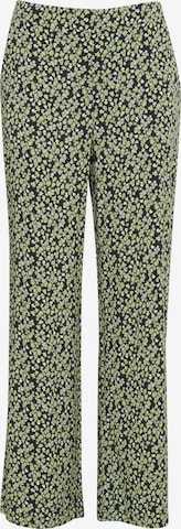 Pantalon 'Aya' ICHI en vert : devant