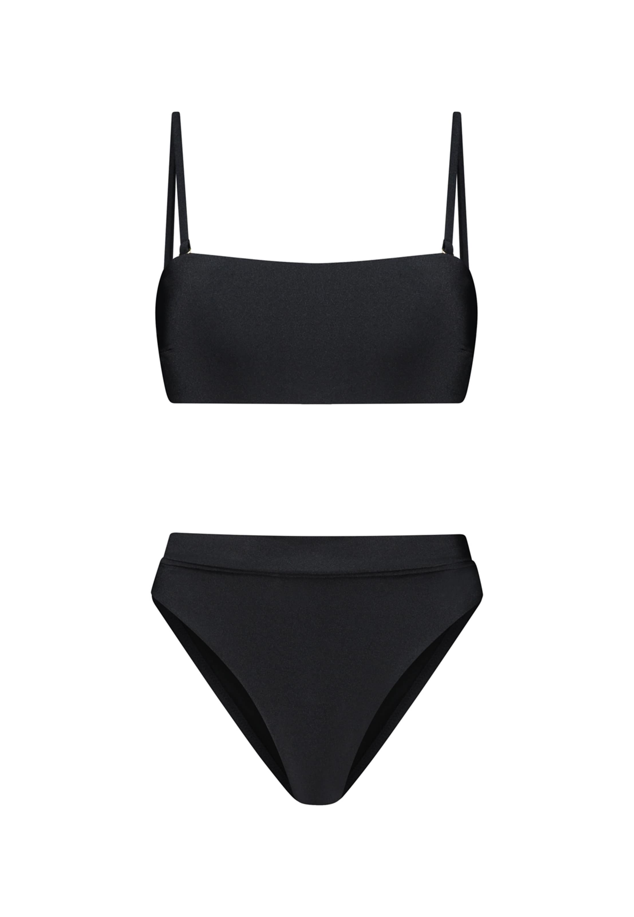 Shiwi Сутиен бандо Бански тип бикини 'Lola' в черно: отпред