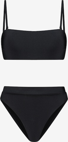 Shiwi - Bandeau Biquíni 'Lola' em preto: frente