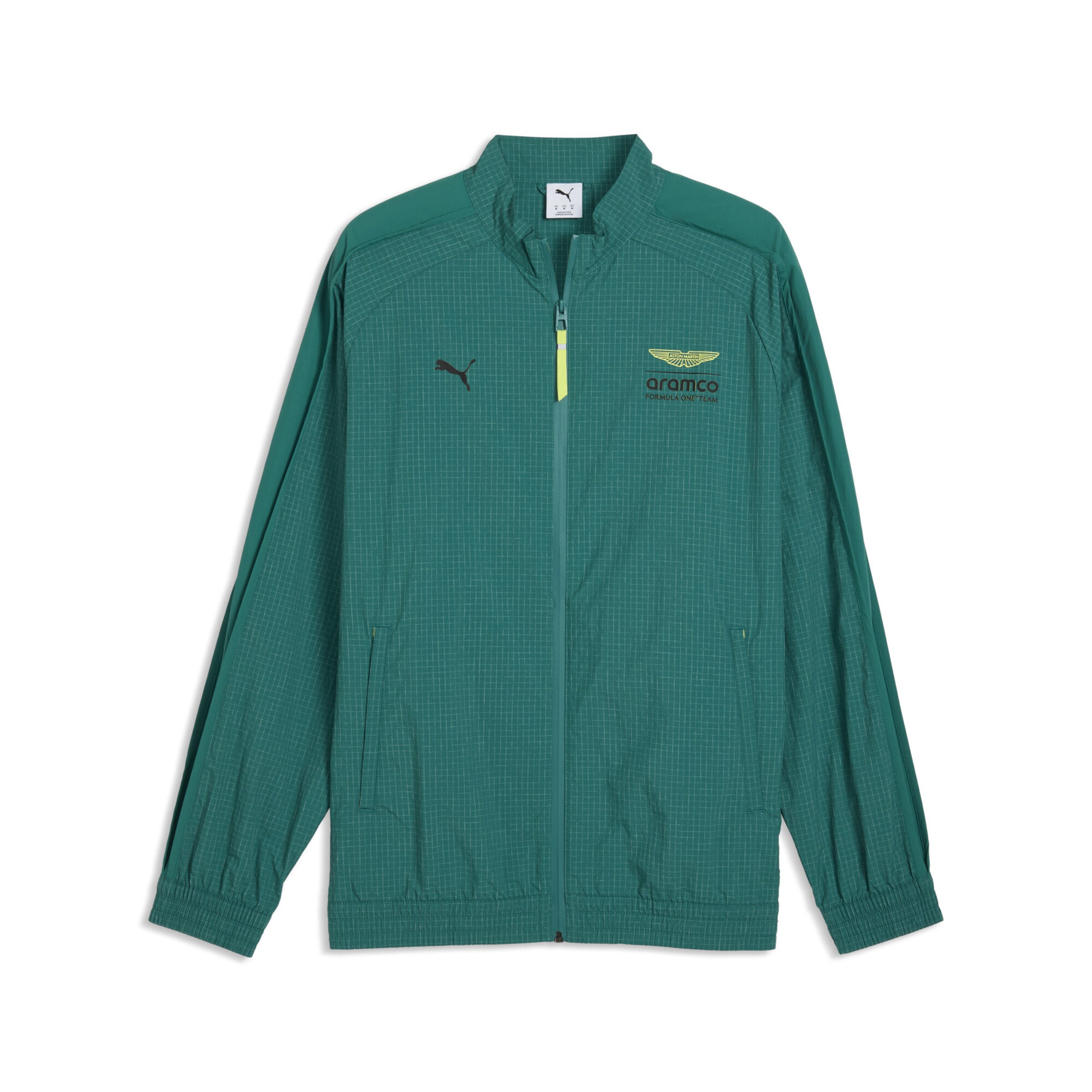 PUMA Training Jacket 'Aramco F1® Team T7' in Emerald / Black / White, Item view