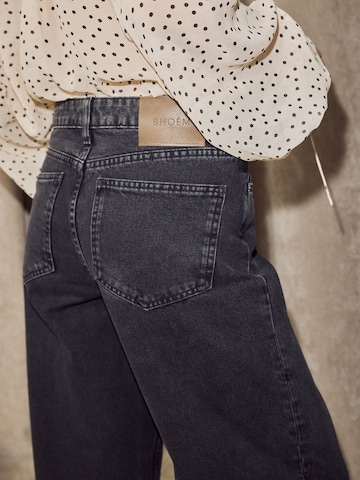 Bhoem Barrel Jeans in Schwarz