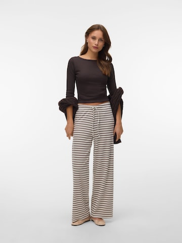 VERO MODA Wide leg Broek 'VMSTella' in Grijs