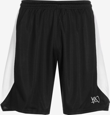 K1X Workout Pants 'Triple Double ' in Black: front