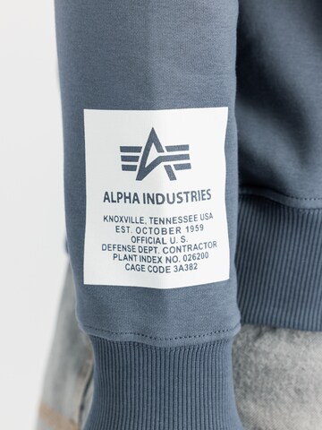 ALPHA INDUSTRIES Μπλούζα φούτερ 'Alpha' σε μπλε