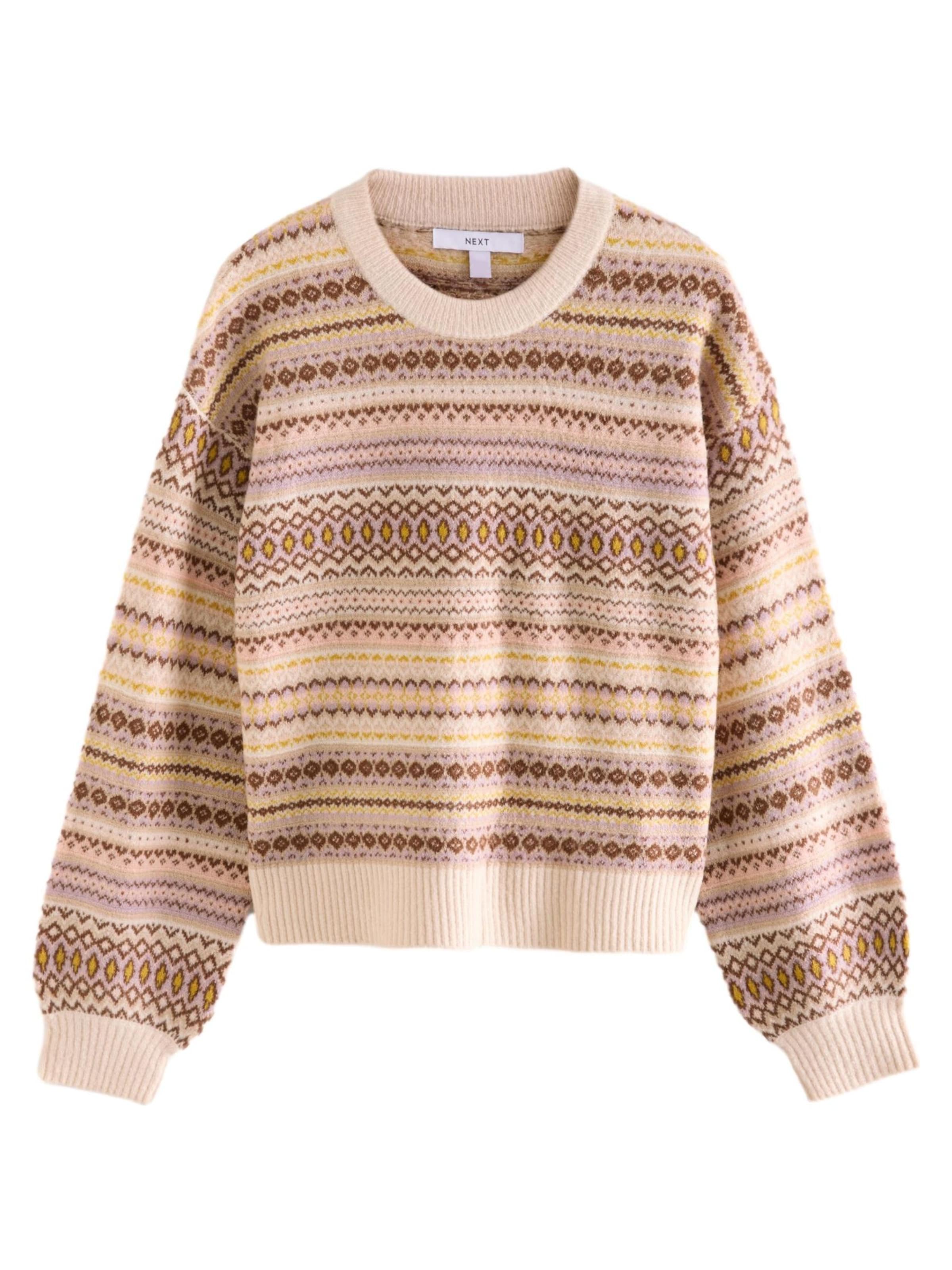 Pull-over Next en beige : devant