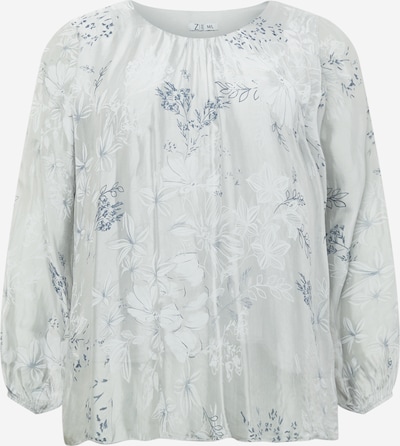 Z-One Blouse 'Gaia' in Dark blue / Light grey / White, Item view