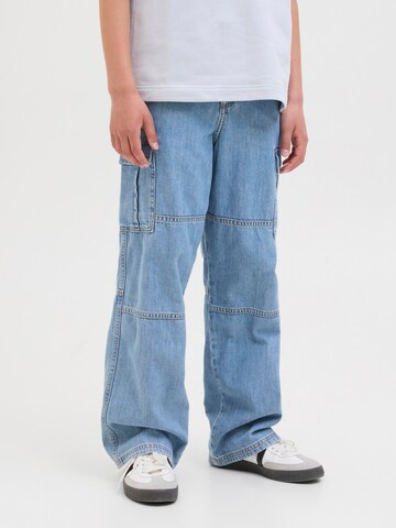 Loosefit Jean 'JJIAlex JJWade' Jack & Jones Junior en bleu : devant