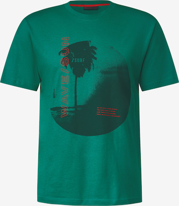 Street One MEN Shirt in Green: front