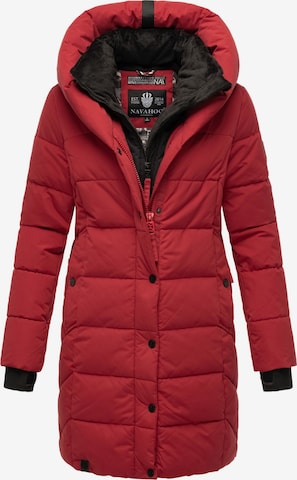 NAVAHOO Winter Coat 'Knutschilein' in Red