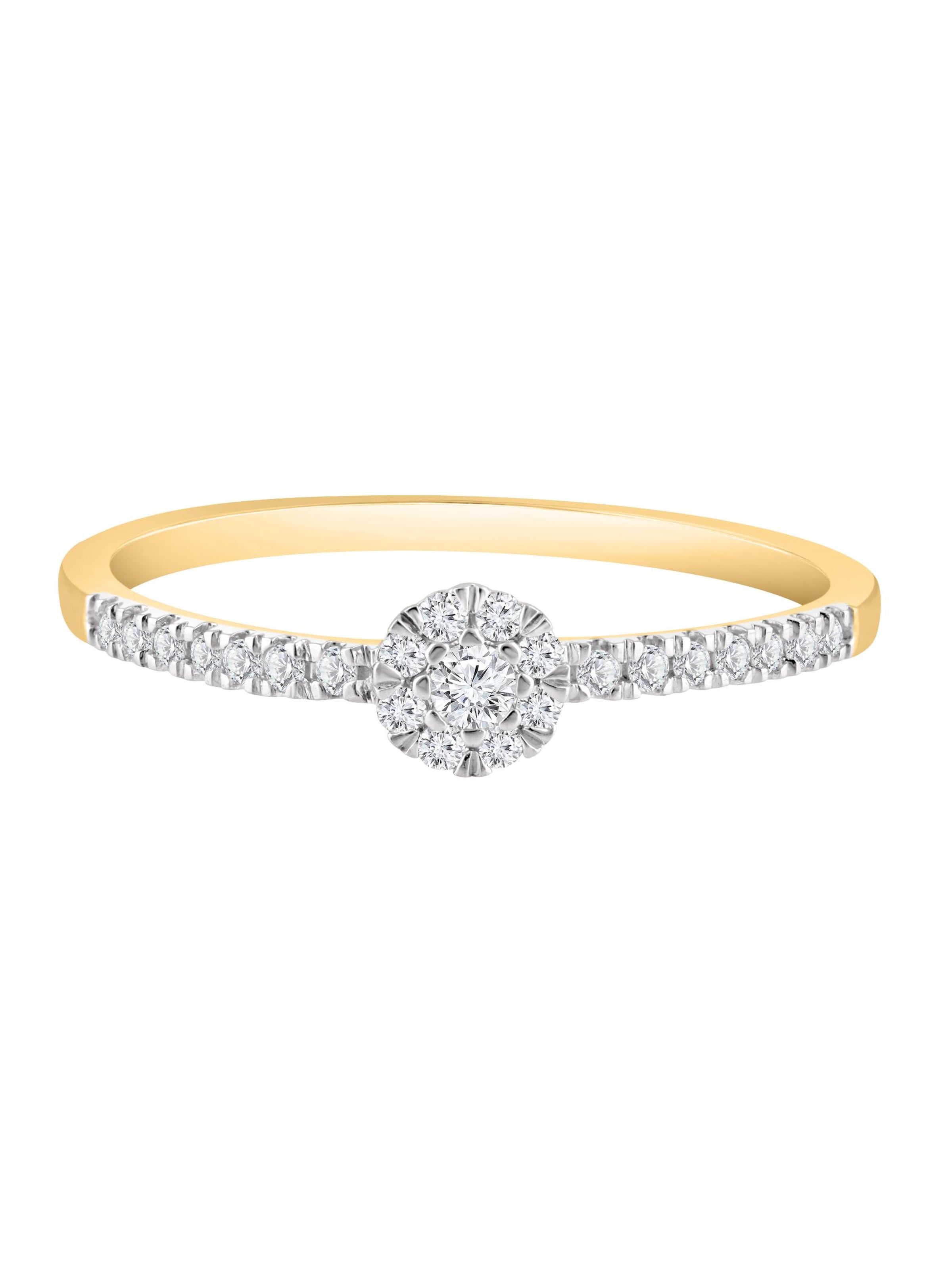 Diamant Exquis Ring in Gold: front