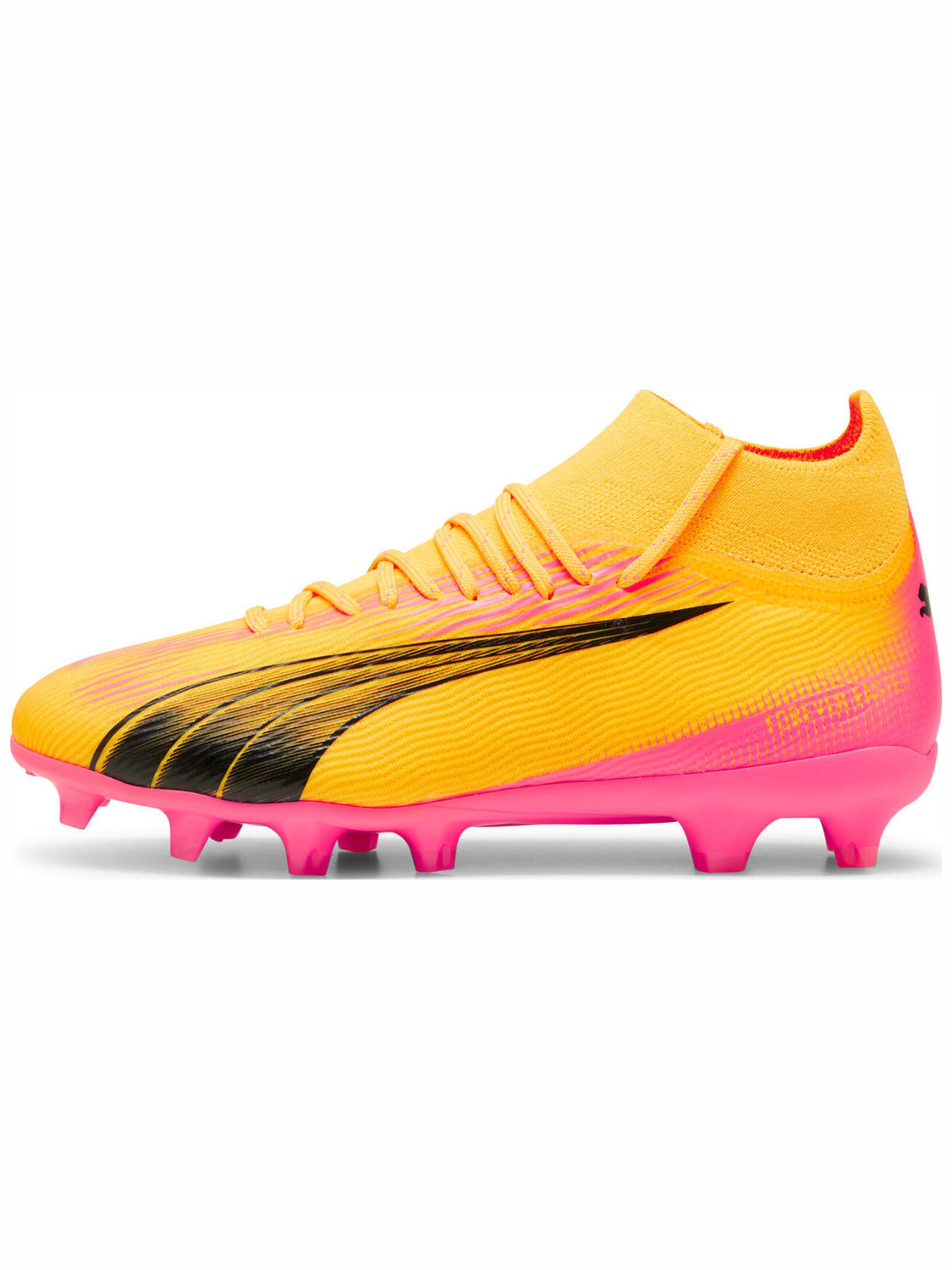 PUMA - Zapatillas de fútbol 'Puma Ultra Pro Fgag Jr' en naranja: frente