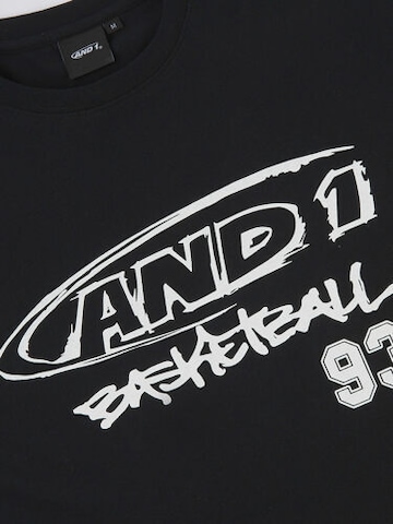 AND1 T-Shirt in Schwarz