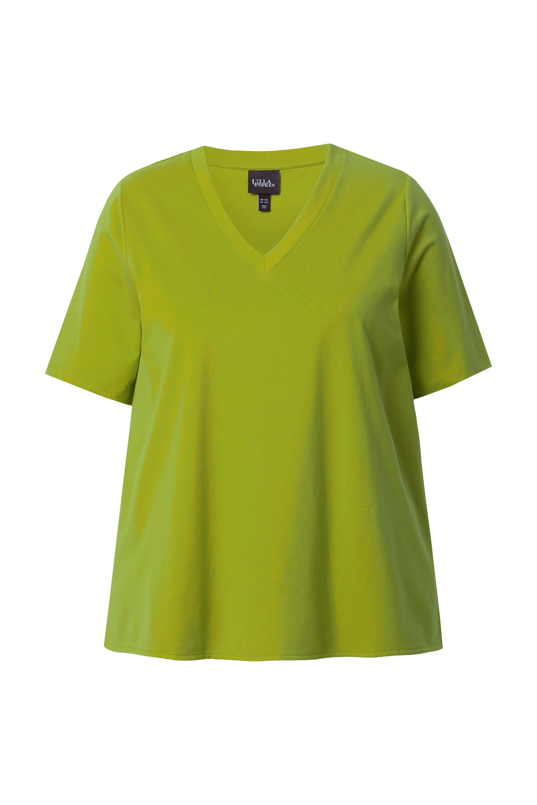 Ulla Popken Shirt in Groen: voorkant