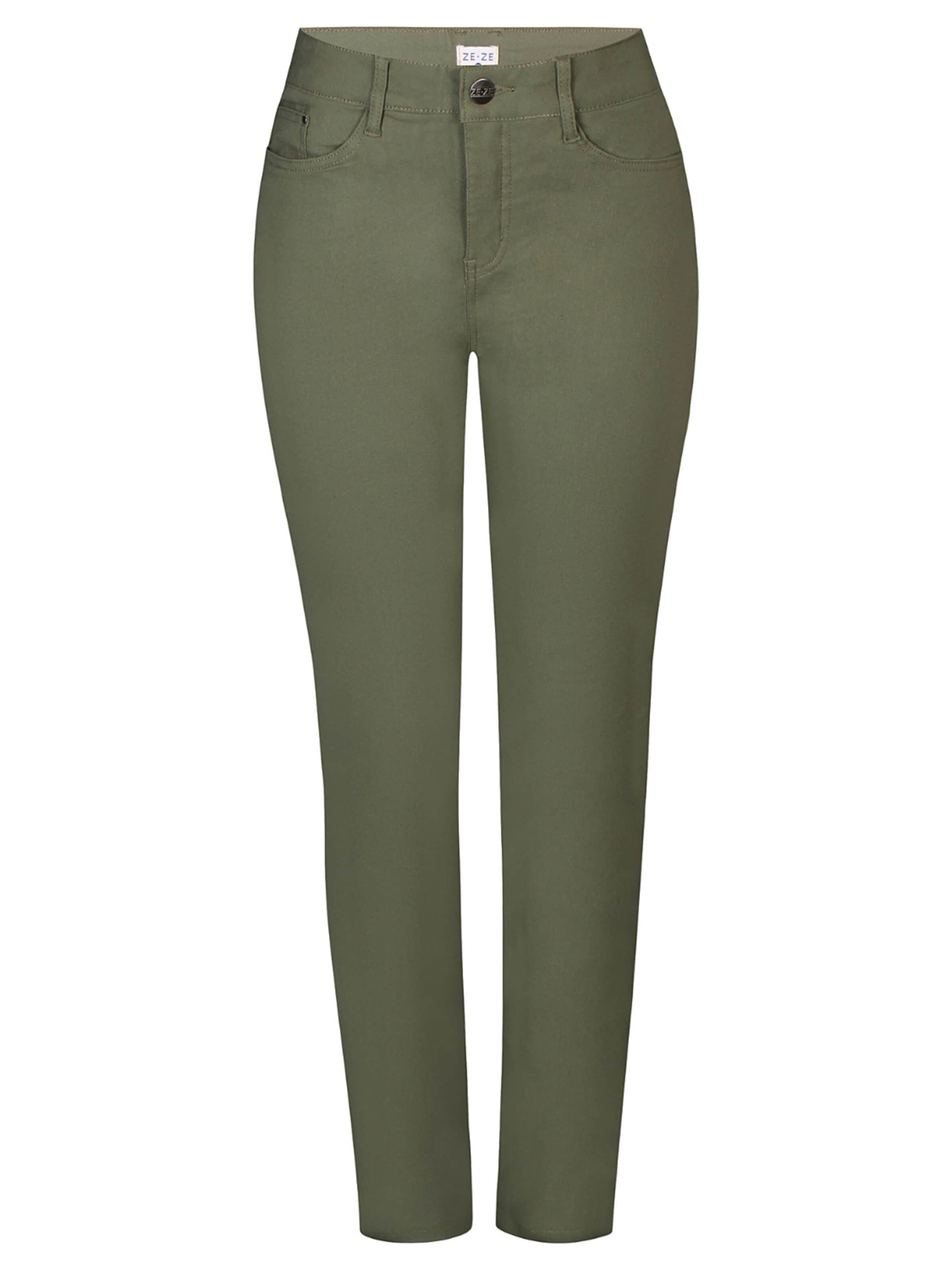 ze-ze Pants 'Shape 2' in Green: front