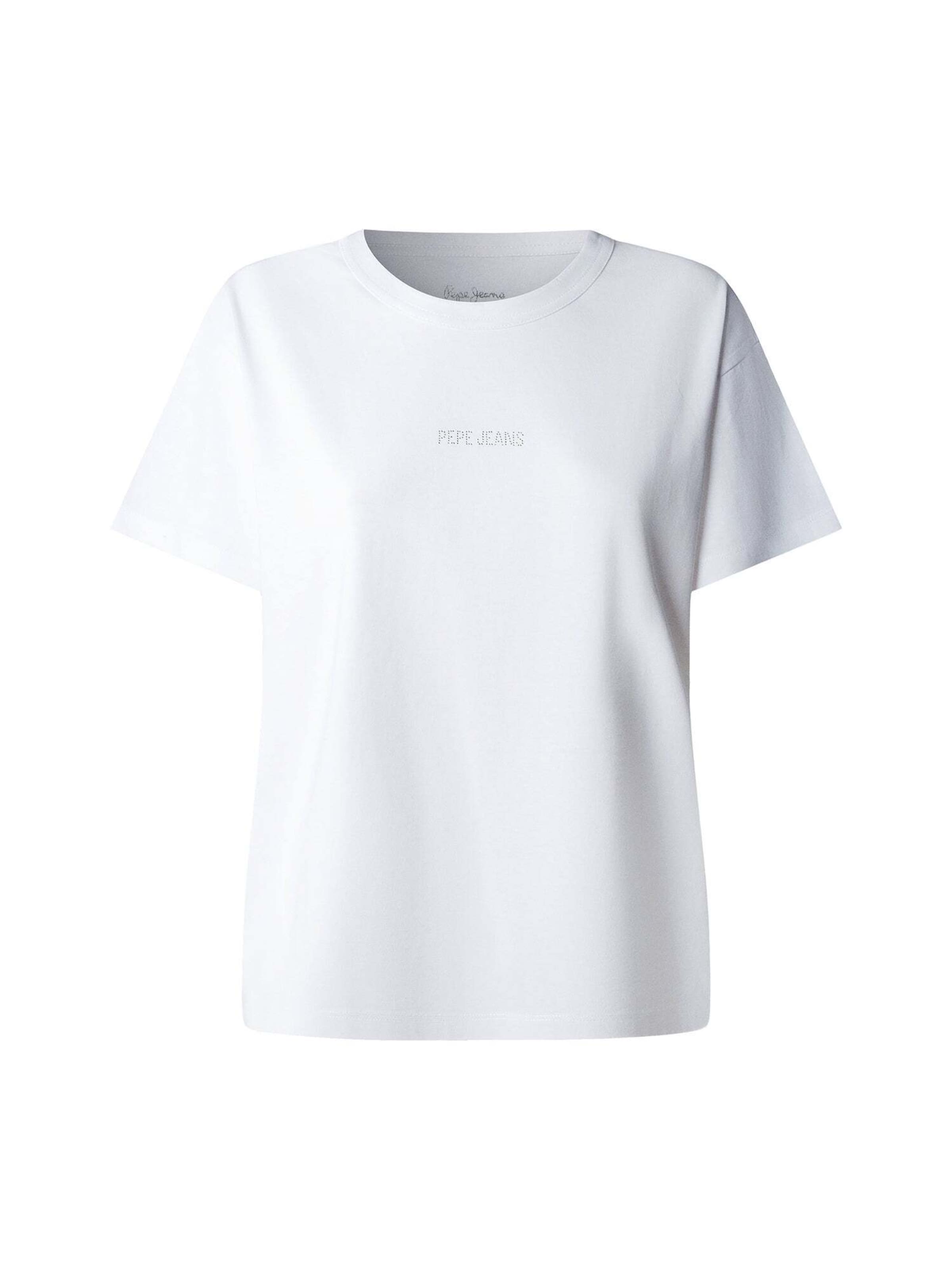Pepe Jeans Shirt 'BEMA' in Wit: voorkant