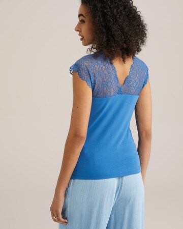 T-shirt WE Fashion en bleu