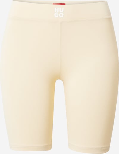 Pantaloni 'SUKI CYCLIST' HUGO pe bej / alb, Vizualizare produs