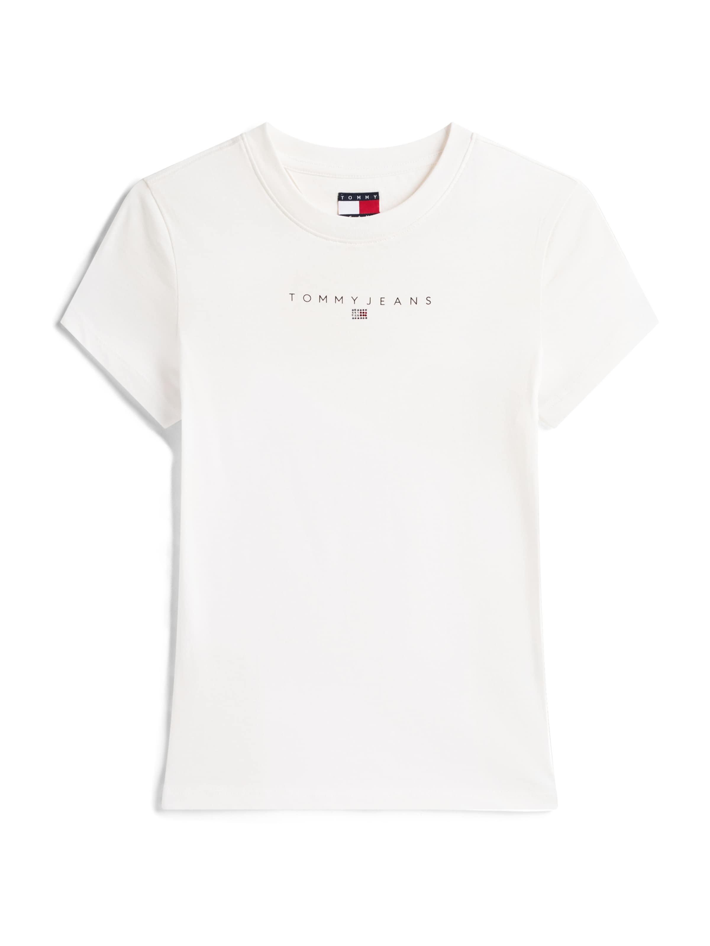 Tommy Jeans Μπλουζάκι σε λευκό: μπροστά