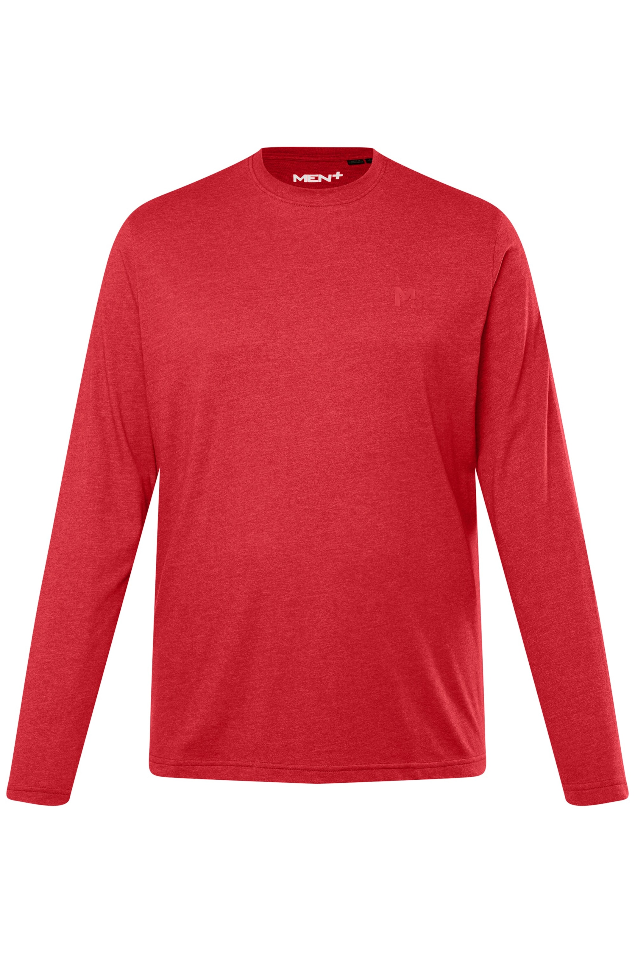 Men Plus Shirt in Rot: Vorderseite