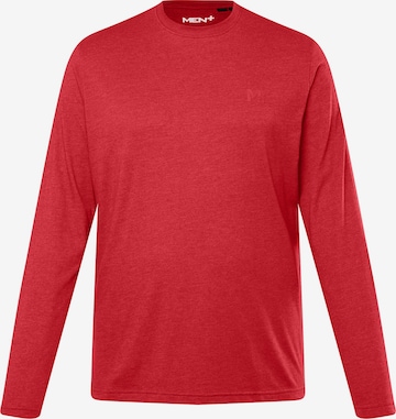 Men Plus Shirt in Rot: Vorderseite