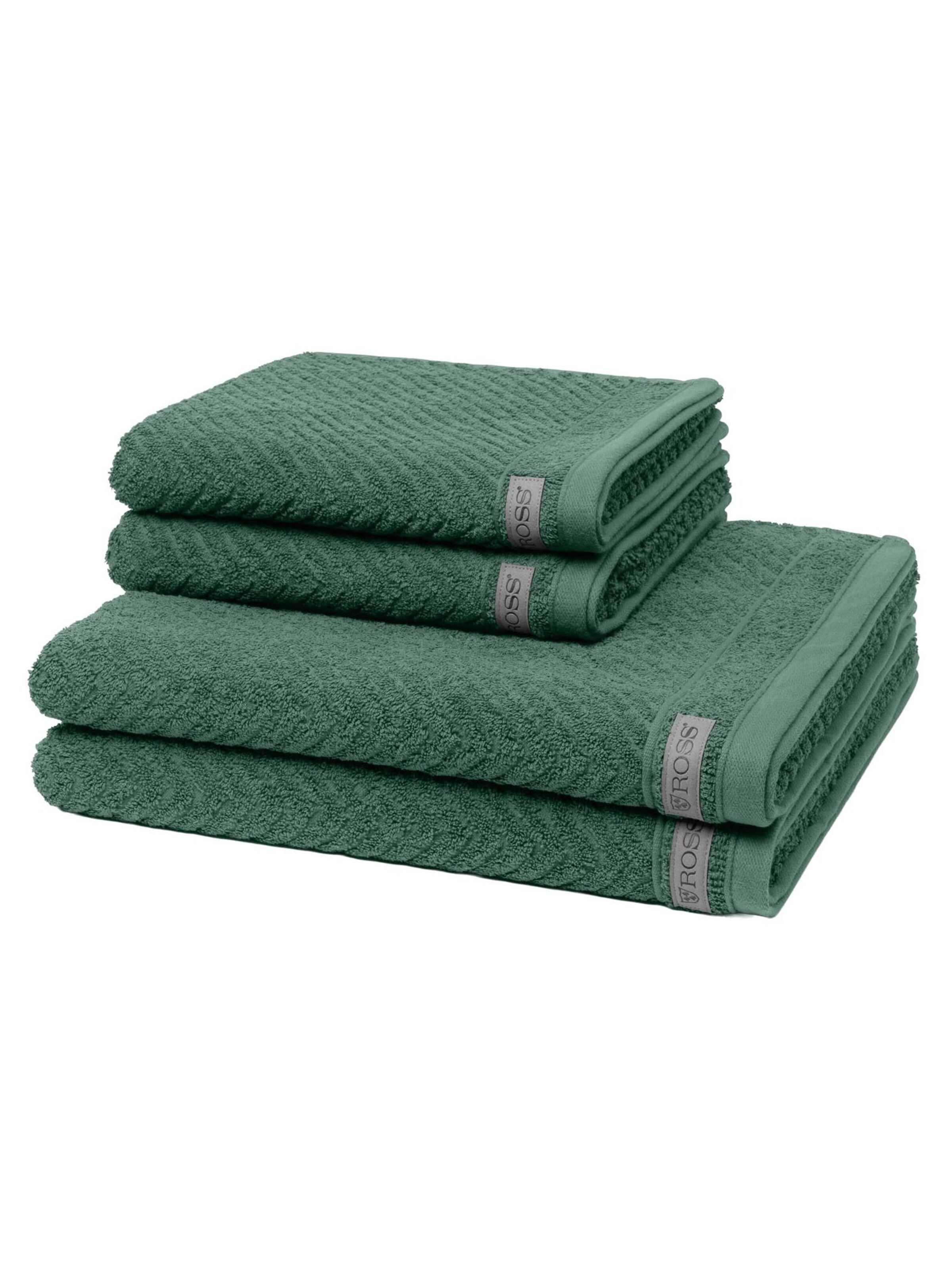 ROSS Handtuch 'Smart'‌‌‌‌‌‌‌‌‌ in Grün: Vorderseite