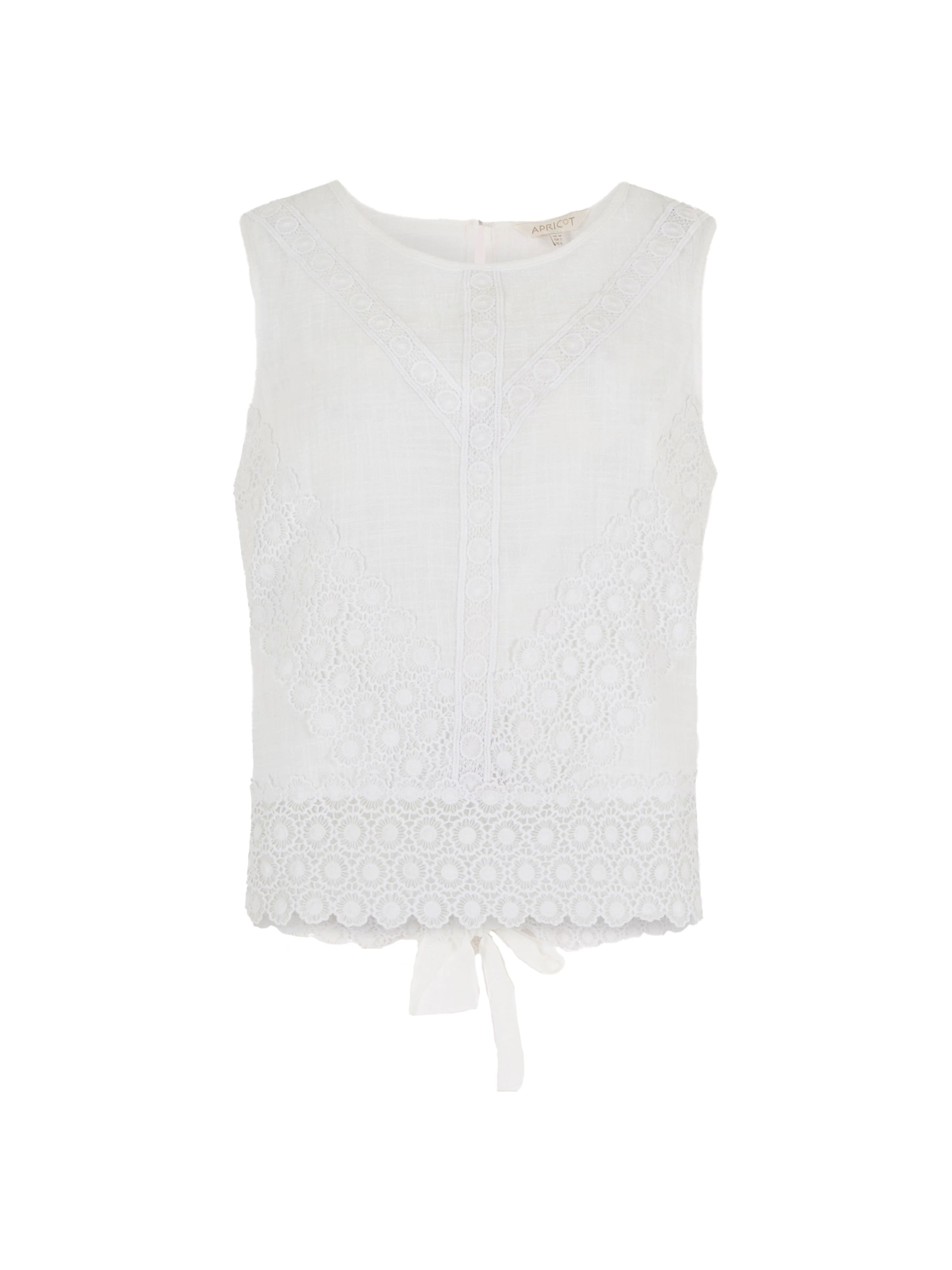 Haut Apricot en blanc : devant