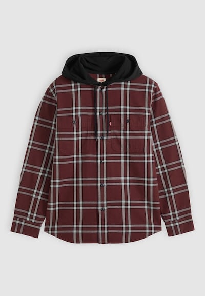 Giacca di mezza stagione 'CLASSIC' in S LEVI'S ® di colore rosso scuro / nero / bianco, Visualizzazione prodotti