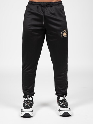Coupe slim Pantalon fonctionnel Gorilla Wear en noir : devant