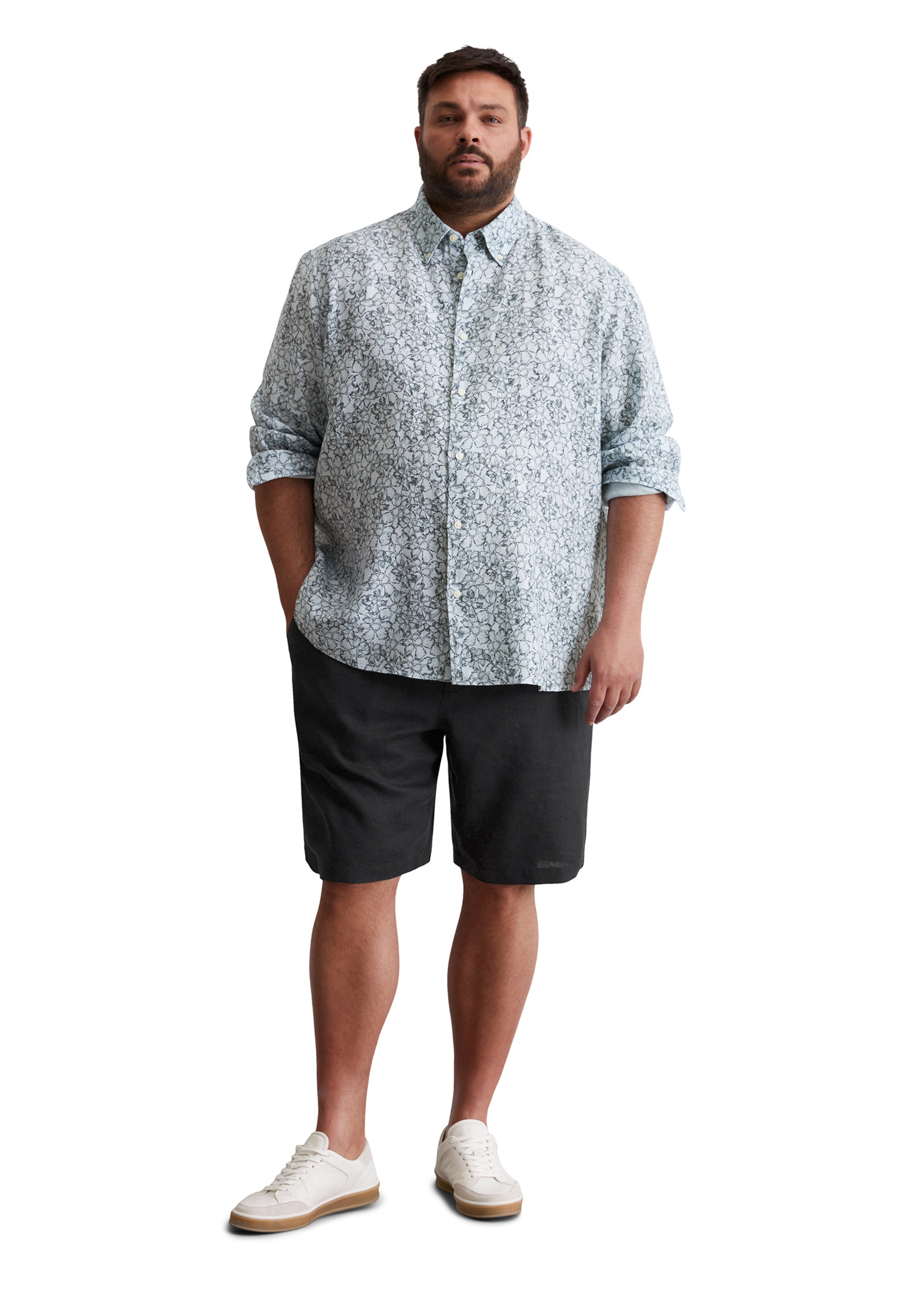 Marc O'Polo Regular fit Button Up Shirt in Blue