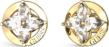 GUESS Náušnice – zlatá: přední strana