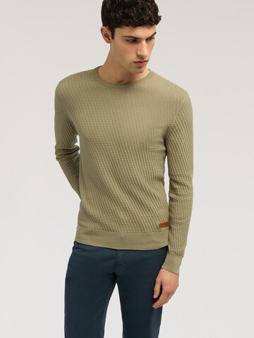 Trussardi - Jersey en verde: frente