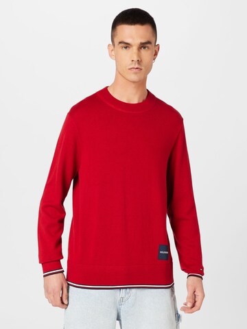 Pull-over TOMMY HILFIGER en rouge : devant