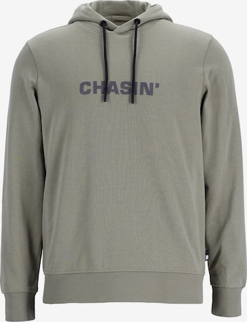 Sweat-shirt 'Duell' CHASIN' en vert : devant