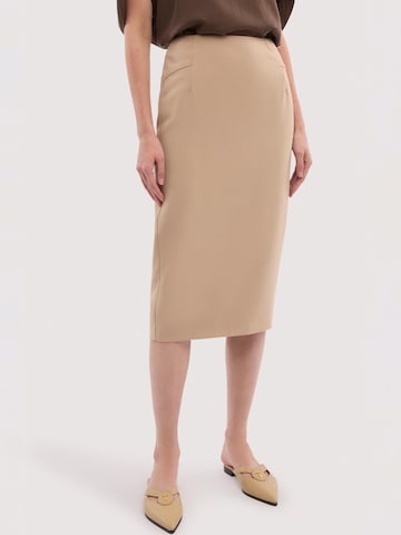 Trussardi Rok in Beige: voorkant