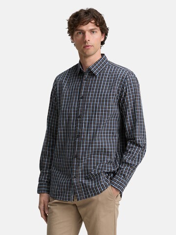 TOM TAILOR Regular fit Overhemd in Blauw: voorkant
