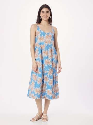 ROXY Letní šaty – modrá: přední strana