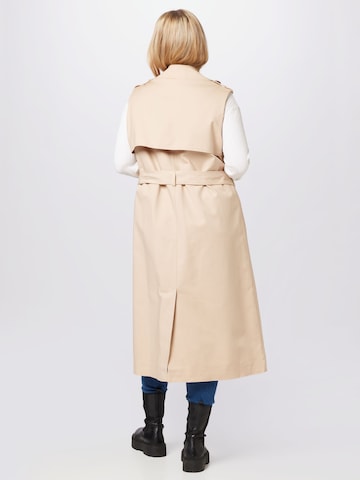 River Island Plus Between-seasons coat in Beige