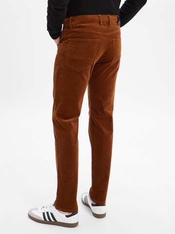 bugatti Regular Pants 'Aturo ' in Brown