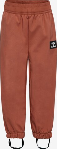 Hummel Regular Outdoorhose 'JUPITOR TEX MINI SOFTSHELL' in Braun: predná strana