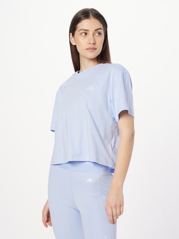 T-shirt 'Essentials 3-Stripes ' ADIDAS SPORTSWEAR en bleu : devant