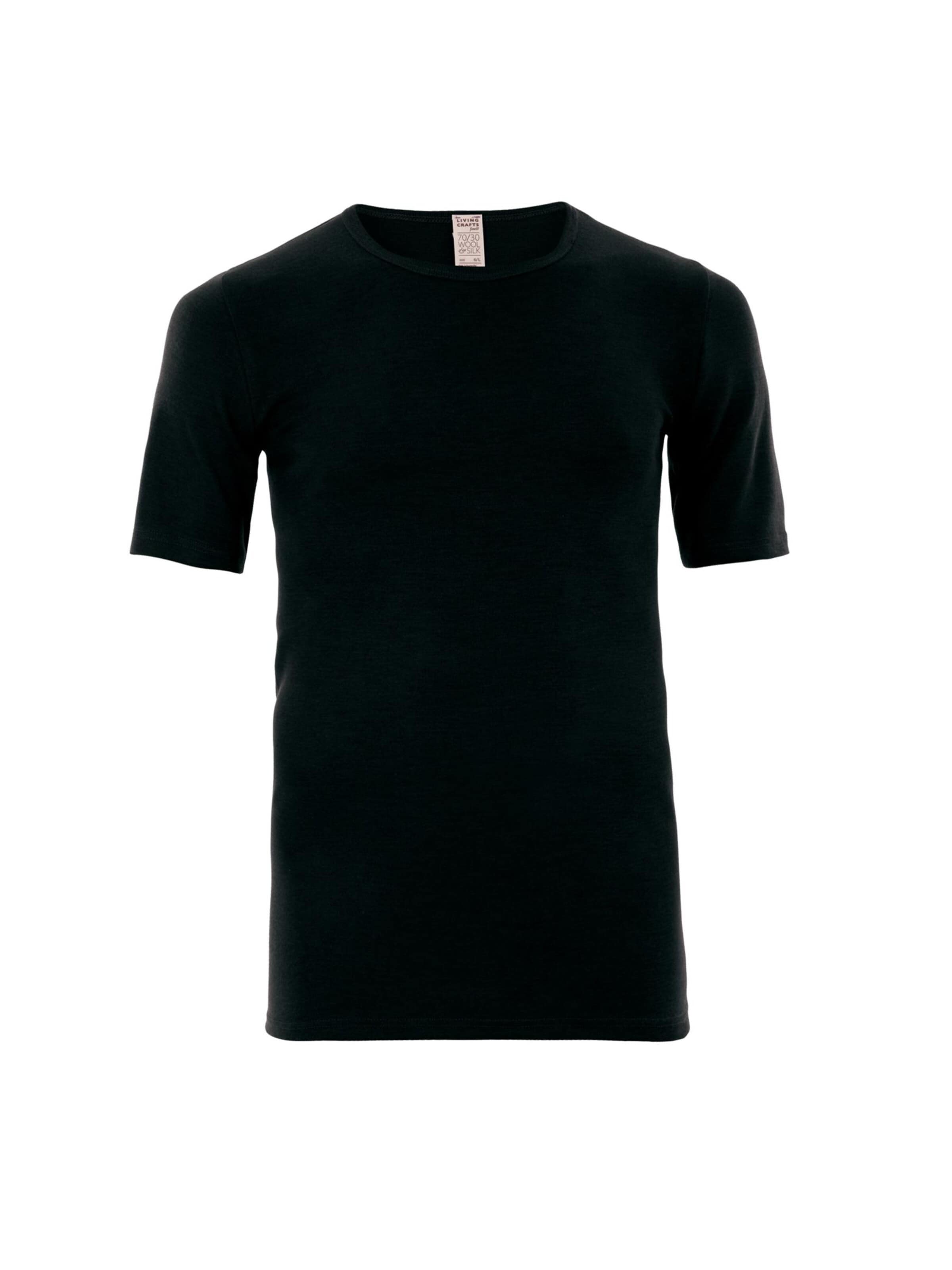 Living Crafts Unterhemd 'HARRY'‌‌‌‌‌‌‌‌‌‌ in Schwarz: Vorderseite
