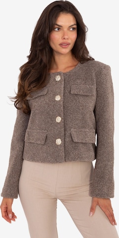 Madnezz House Übergangsjacke 'FL9586.64' in Beige: Vorderseite