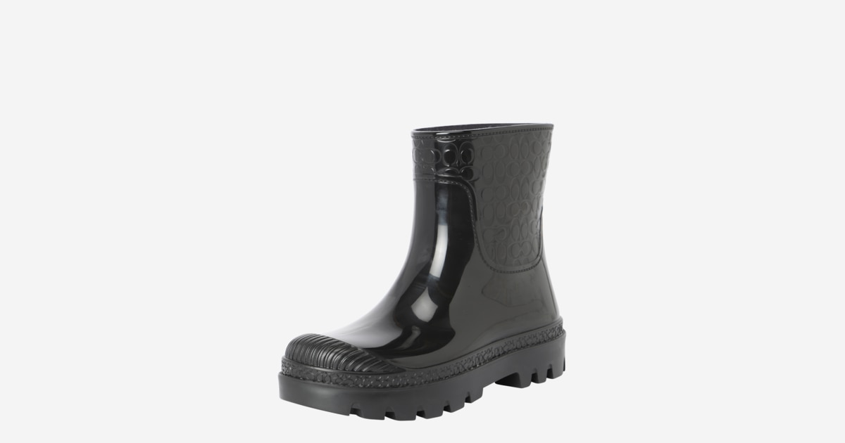 COACH Rubber Boots in Black ABOUT YOU