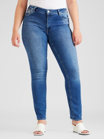 ONLY Carmakoma Slimfit Jeans 'Eva' in Blau: Vorderseite