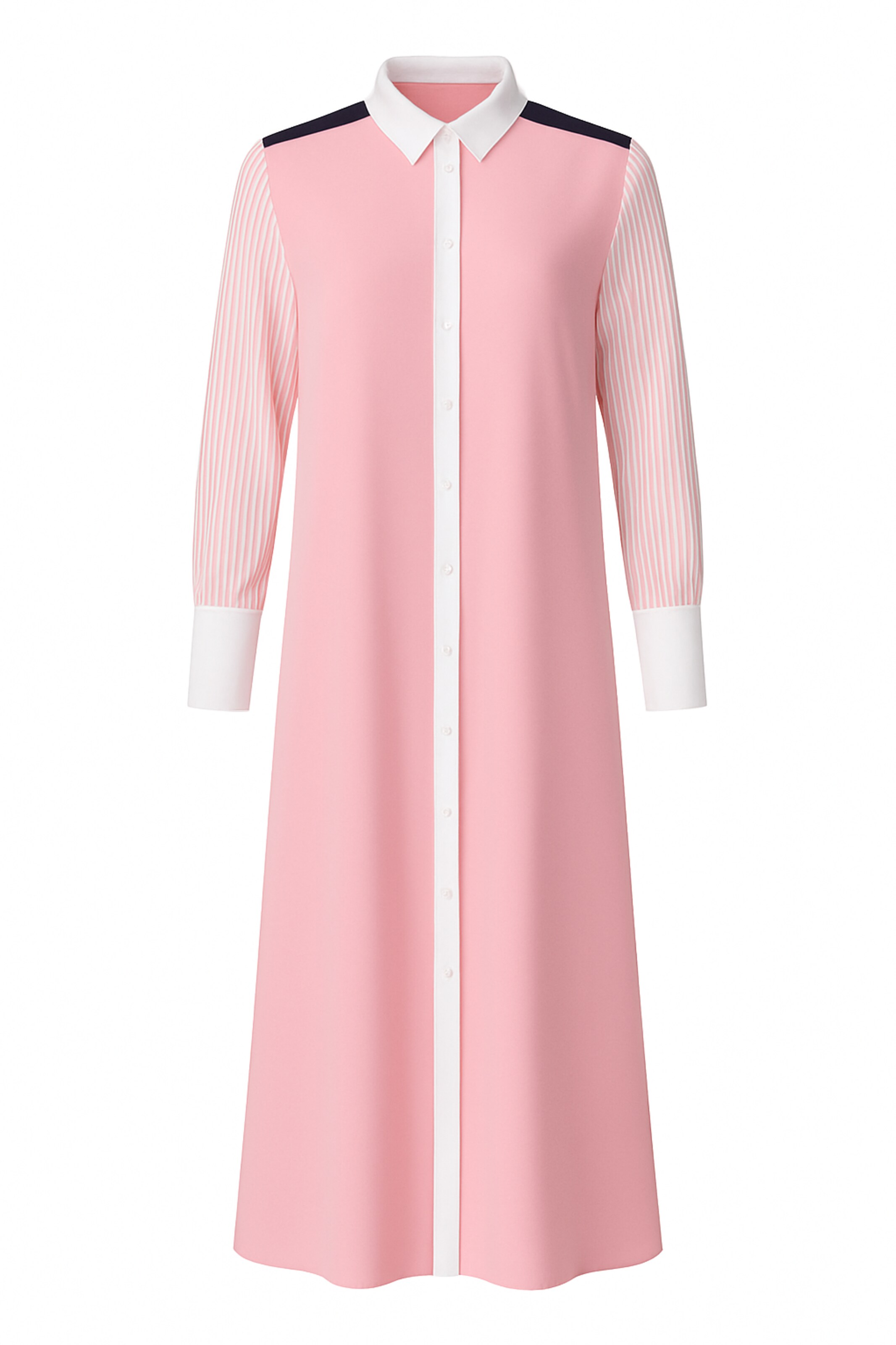 Touche Prive Blousejurk in de kleur Rosa / Wit, Productweergave