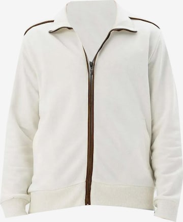 Veste de survêtement Arma en beige : devant